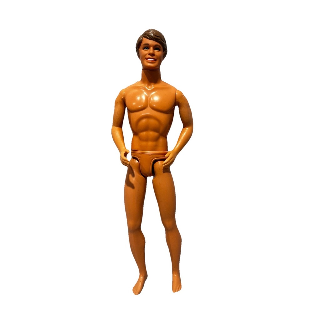 Vintage 1968 Mattel Barbies Ken Doll With Twist & Bend Legs Taiwan